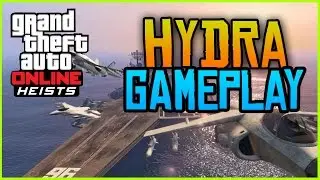 GTA 5 Heists - GTA 5 HYDRA JET GAMEPLAY! (GTA Online Heists)