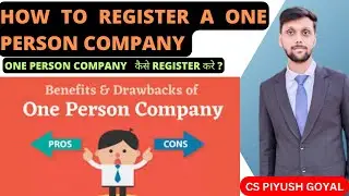 OPC company registration process | How to register one person company | How to register  Company