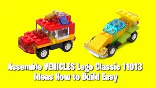 ASSEMBLE VEHICLES Lego classic 11013 Ideas How to Build easy Part 1