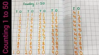 #Counting 1 to 50, 123 learning for kids,123, numbers, numbers song 1-50, counting 1 to 50#counting