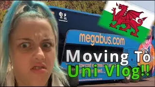 Moving Into Uni Vlog (Leeds To Cardiff) Ft the Mega Bussy!!