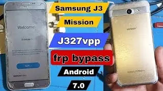 Samsung J327vpp Frp Bypass Android 7.0 without pc 2024 Samsung j3 Mission verizon Frp Unlock