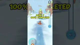 Sled Surfers mobile gameplay 100% Level 7 Completed | OveePixelPlay #shorts