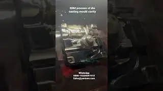 #edm process of #aluminium #zinc #diecasting #mold #mouldmaking #moulds #manufacturing #mould #hpdc