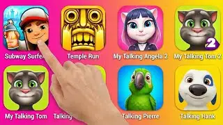 Subway Surfers, Temple Run, My Talking Tom 2 & Angela 2 - Funny Gameplay Compilation
