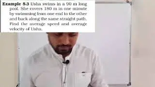Solving Motion class 9th numerical example 8.3