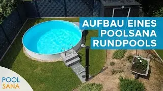 Kundenvideo &uuml;ber den Einbau eines POOLSANA Rundpools inkl. conZero-System