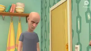 Classic caillou deletes everything on his dad's phone/grounded 
