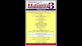 Hamsa 3 Public Pulse Media ll Launching Evnet HAMSA NADAM ll LIVE