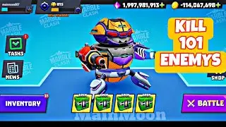 Marble clash fun shooter|GUN HACK  KILL 101 ENEMYS|Gameplay walkthrough android\ios