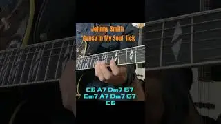 Jazz licks linked with one finger slides. Thanks again to Johnny Smith #guitar #jazzpractice