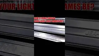 How strong should Light Steel Frames be?