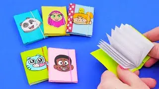MINI NOTEBOOKS CARTOON NETWORK DIY #shorts