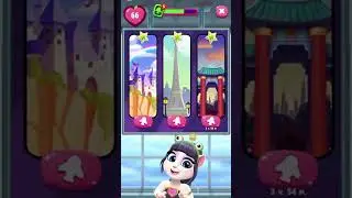Cat in Black Dress Records Exciting Game Video in Colorful Room