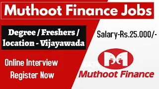 jobs in vijayawada 2021 | apssdc muthoot finance jobs