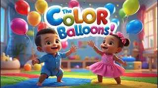 The Balloon Song (for learning colors) | The Color Balloons | Learning colors with Balloons