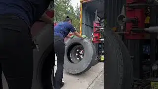 Truck Puncture Tire Replacement Outdoor Rescue!