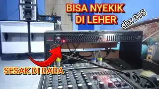 CARA SETTING EQUALIZER DBX 215 SAMPAI SESAK DI DADA ‼️