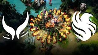 WTF JUST HAPPENED?! XTREME GAMING vs FALCONS - DreamLeague Season 28 - Dota 2