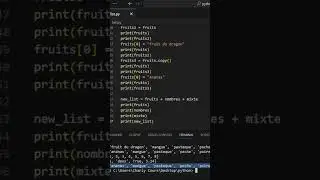 Est-ce que ma fusion de liste Python fonctionne correctement ? 🧐🐍 #dev #coding #programming