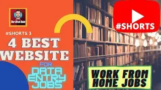 4 best website for data entry Jobs!  work from home !