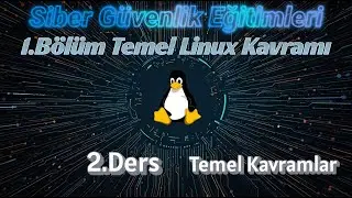 Siber Güvenlik Eğitimleri 1.Bölüm(Temel Linux) 2.Ders Temel Kavramlar