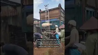 Loading Heavy Cargo Using Mechanical Truck
