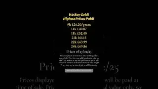 Trying to sell your gold? Visit us! #aylah #bestprice #gold #london #sellgold
