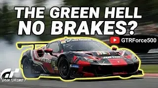 GT7 gameplay, Ferrari 296 GT3, Nürburgring Nordschleife, 1st. shakedown Gran Turismo™ 7