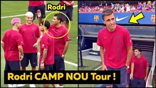 Rodri FIRST Steps at Camp Nou with Pedri and Gavi vs Al Ahly Reactions