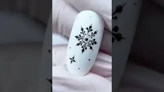 Snowflake nail art tutorial #nails #nailart #naildesign #nailtutorial #nailtech #nailinspo