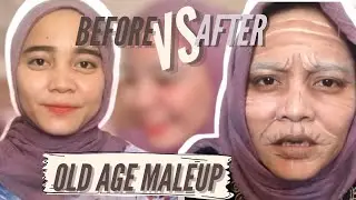 MAKEUP TRANSFORMATION | OLD AGE MAKEUP | Makeup Jadi Nenek Tua | Inka Sukma Melati