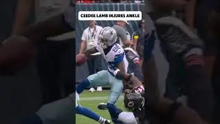 Cowboys LOSE CeeDee Lamb To Ankle Injury 😥