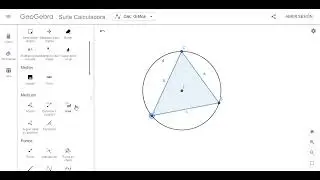 Cómo encontrar el circuncentro de un triángulo con GeoGebra || Martín Figueroa Leonardo