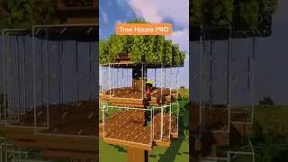 How To Make a PRO Tree House in Minecraft |  #shorts #minecraft