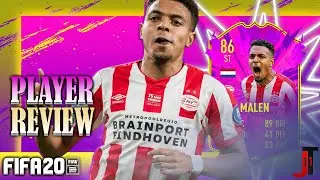 FIFA 20 FUTURE STAR MALEN 86 PLAYER REVIEW
