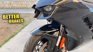 Improving The ZX10R Brakes: Core Moto 3T-E Kit!