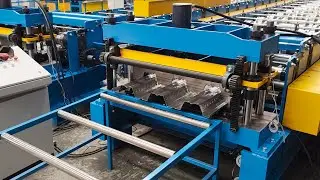 914mm Metal Floor Decking Roll Forming Machine | 2&Prime; Composite Floor Deck Production