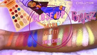 BRATZ x Revolution Sasha Palette l CLOSE UP Swatches l NelleDoingThings!