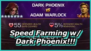 Alliance Coliseum Speed Farming Heath Bars with Dark Phoenix!!! Marvel Contest of Champions