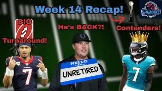 NFL Week 14 Recap PLUS CFP Predictions!