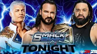 Drew Mcintyre vs Jacob Fatu vs Cody Rhodes Wwe SmackDown 07 Feb 2026 Wwe2k25 Simulation - FULL MATCH