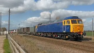 47812 on gypsum trains at Crabley Creek & Hessle Foreshore - 27th March 2015