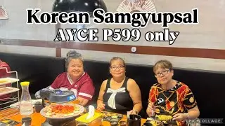 Unli Sarap Korean Samgyupsal Buffet AYCE Only P599| Shrimp Scallops Squid| Sulit At  Busog Ka Na 