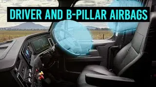 Freightliner Cascadia - Safety Feature: Driver and B-Pillar Airbags