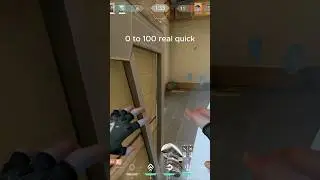 0 to 100 real quick #valorant #shorts #asian #roblox #runaway