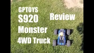 GPTOYS S920 4WD Monster Truck - Unboxing & Drive Test
