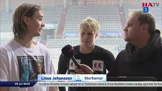 Linus Johansson | Uttrycker sig fel i norsk intervju fr&aring;n tiden i Storhamar Dragons (2015)