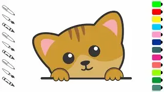 Cat Cartoon Drawing | CorelDraw Tutorial | Cartoon Drawing