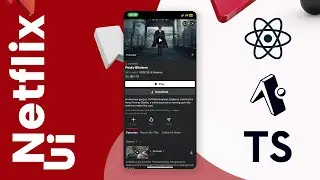 🔴 Netflix Details Screen Ui - React Native-Speed Code
